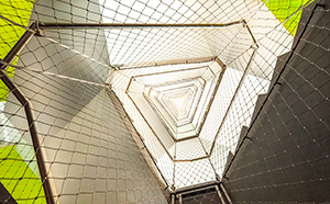 橋梁圍欄防護鋼絲繩網